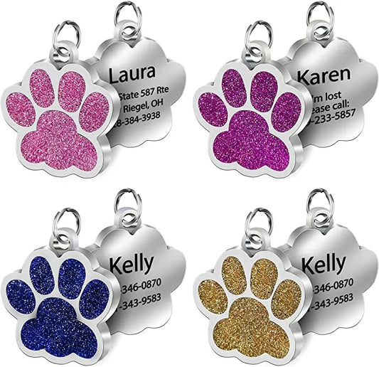 Stainless Steel Personalised Dog Tag